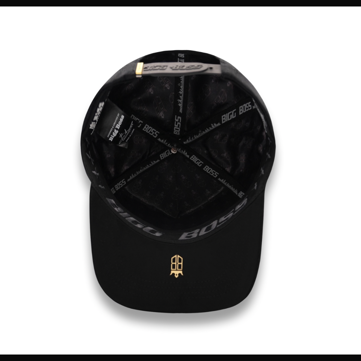 Cap “Cruces” Black/Gold, BiggBoss