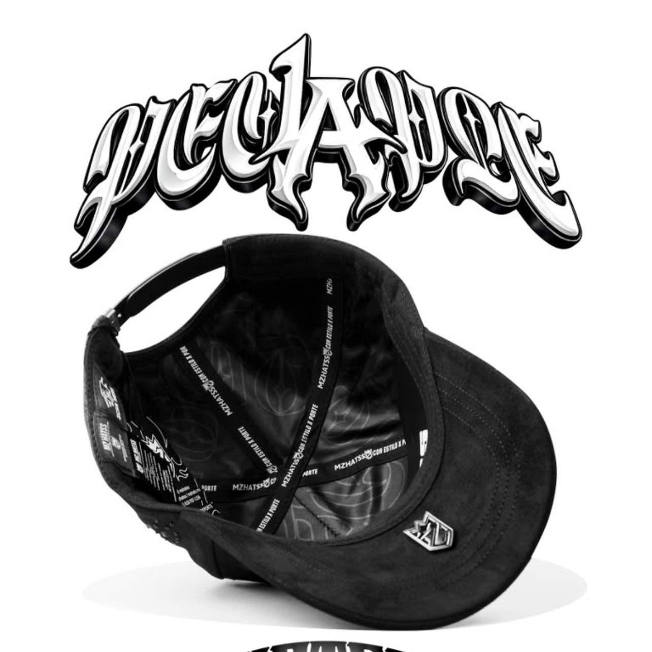 Cap “LA People Flames”, Blackout, MzHats.