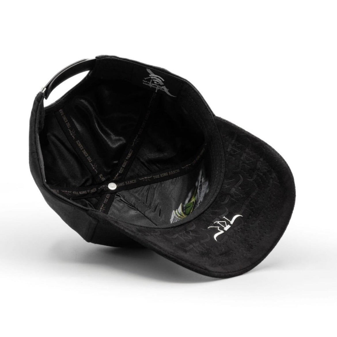 Cap “Crocodile” Black/Silver, “The King Ranch”.