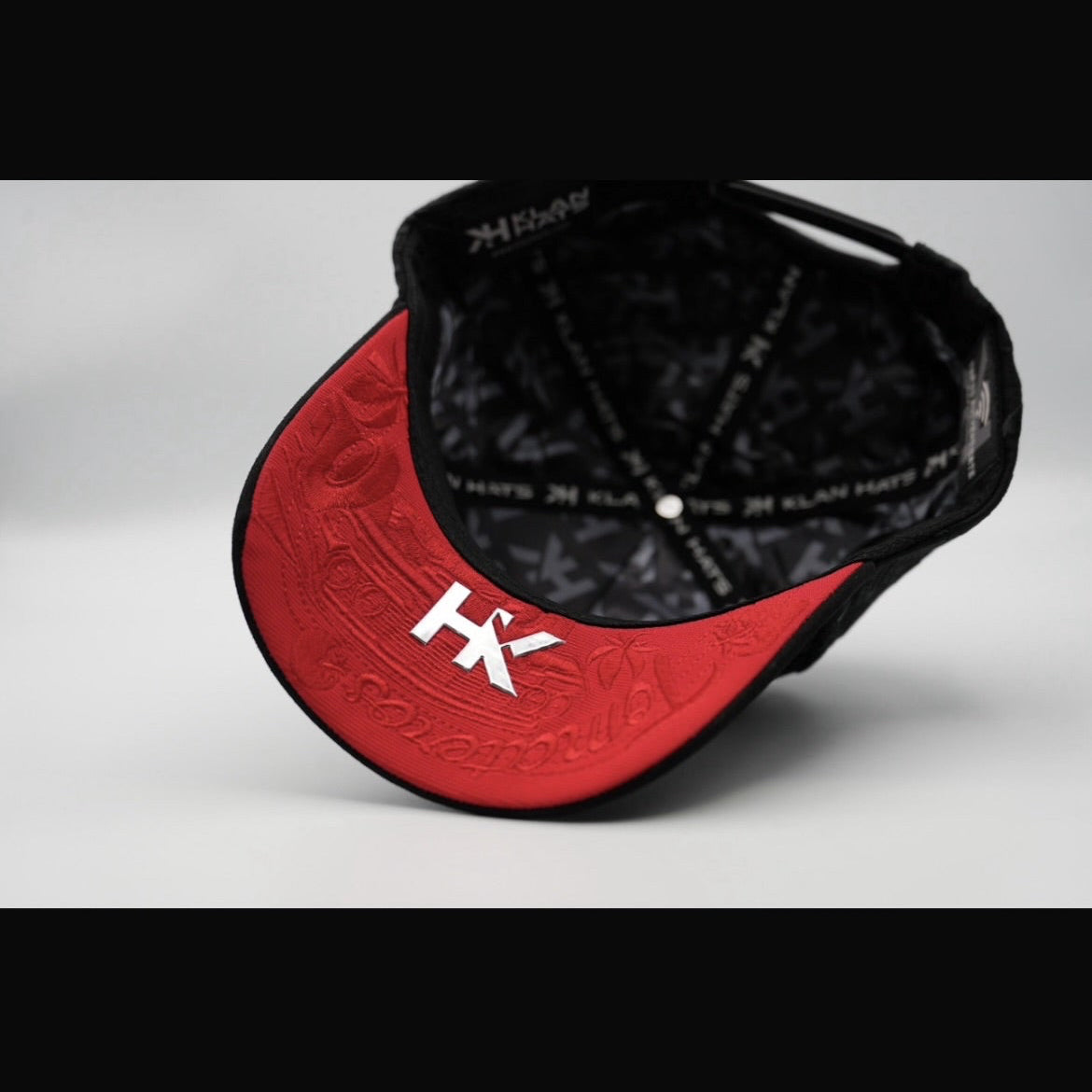 Cap “CLN”, Culiacan, Black/Red, KlanHats