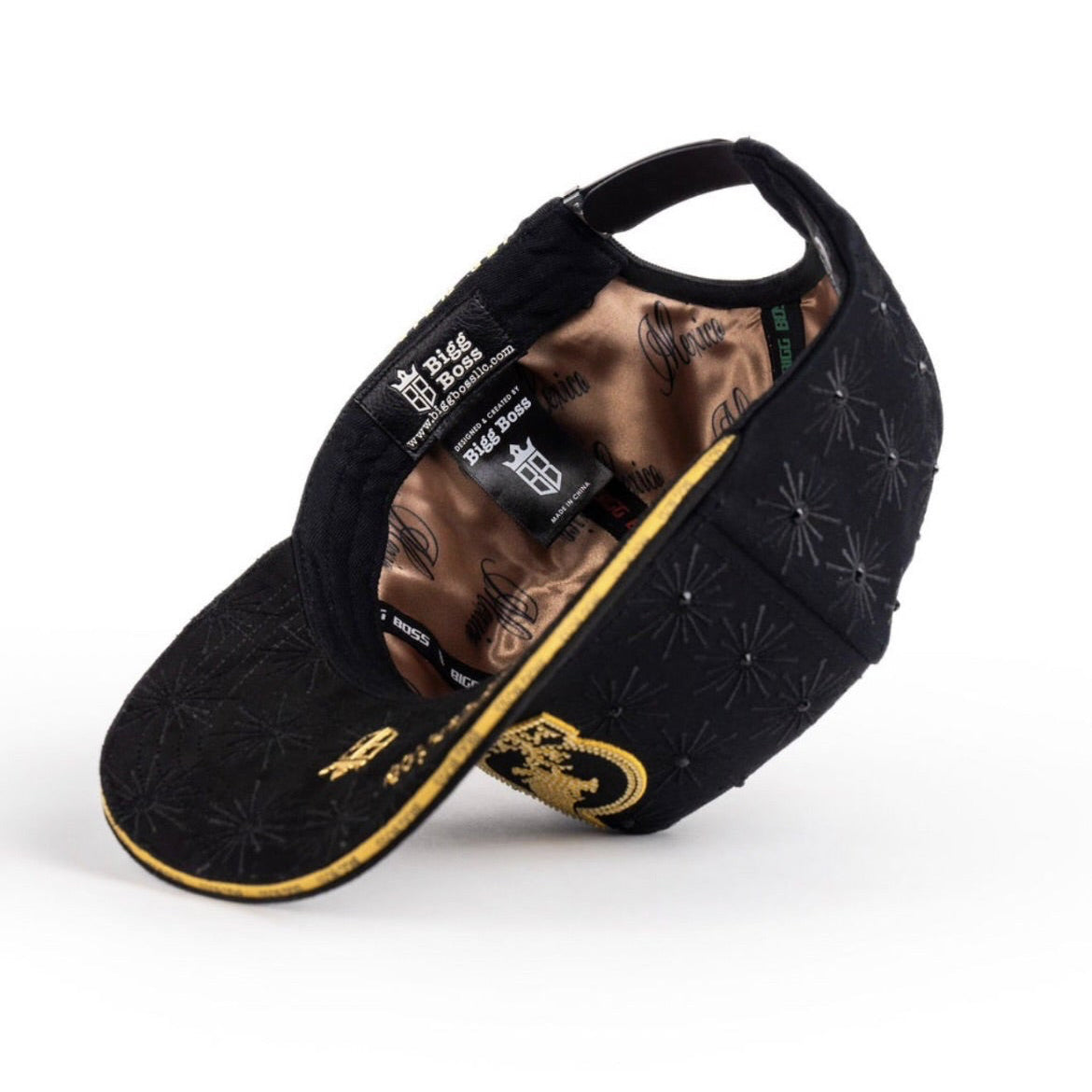Cap “Seleccion Mexico”, Black/Yellow, BiggBoss