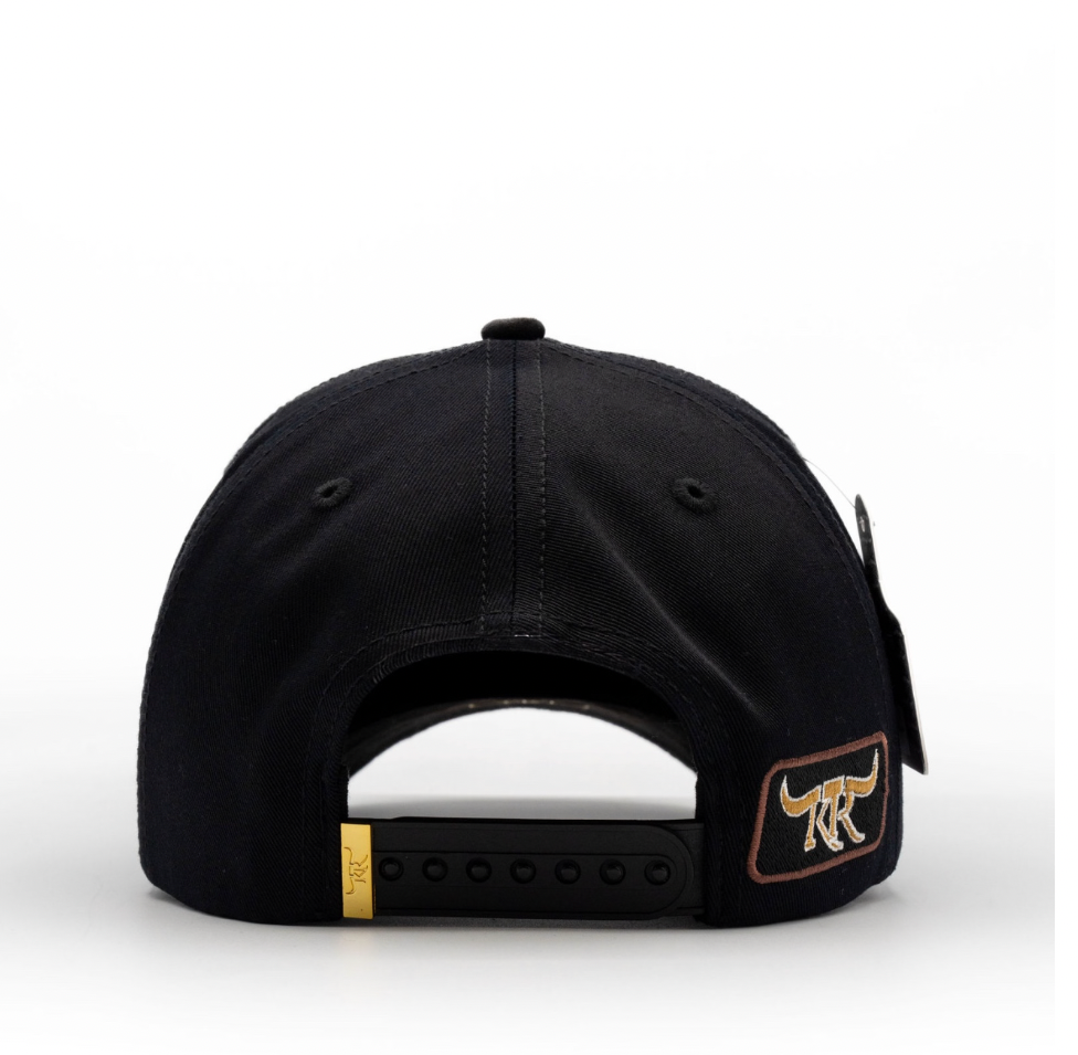 Cap “Rooster”, Black/Gold, “The King Ranch”