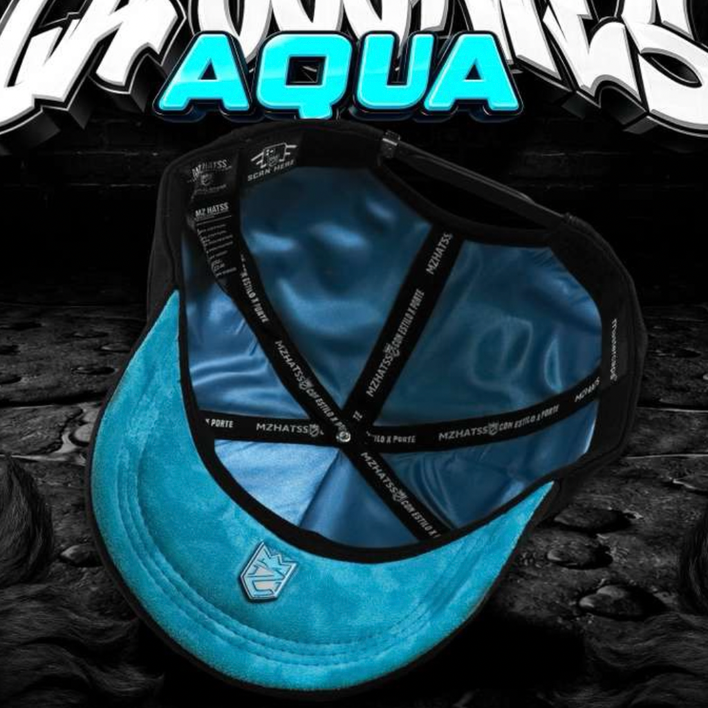 Cap “Aqua SD Cookies”, Black/Blue, Mz Hats