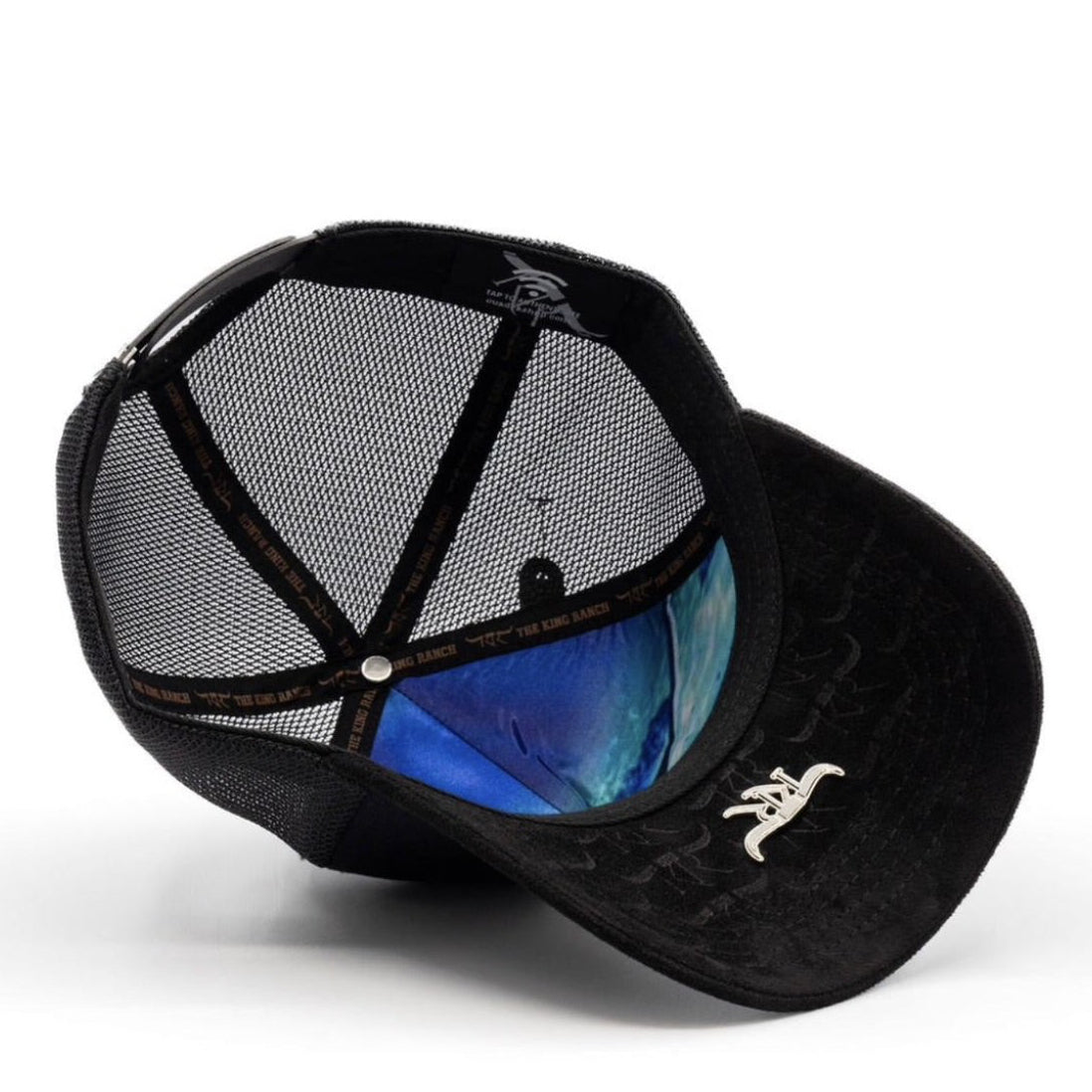 Cap “Mantaraya”, Black/Silver, Malla, “The King Ranch”