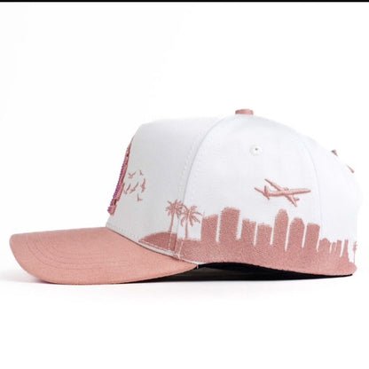 Cap “La Flames” White/RosePink, KlanHats