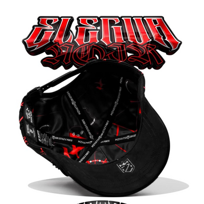Cap “Elegua Noir”, Black/Red, MzHats.