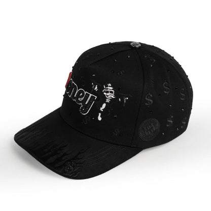 Cap “Money” Flames, BiggBoss, black