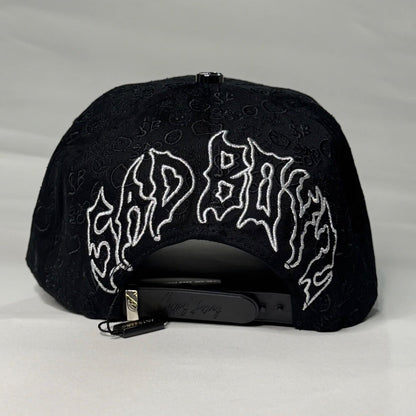 Cap “Sad Boys”, Black/Silver, CapsFans, with key ring and certificate.