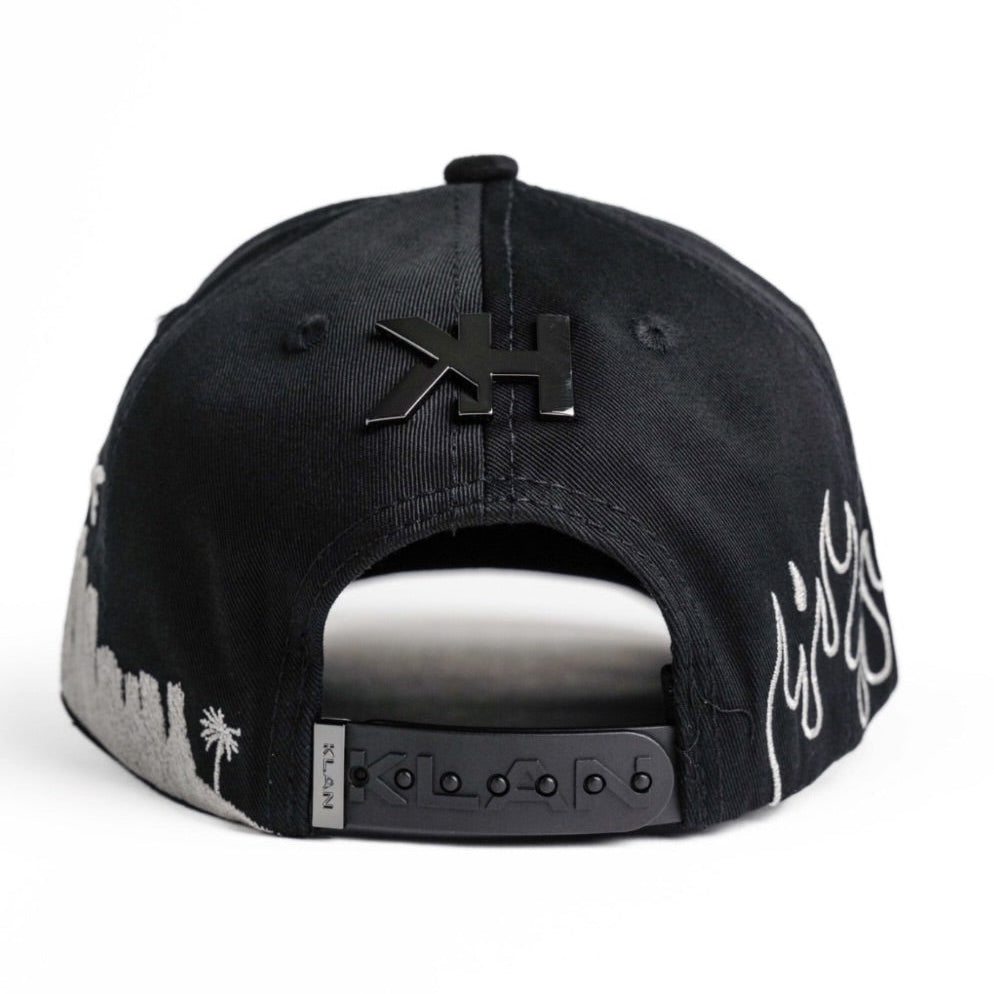 Cap “LAFlames” Black/Gray, Klan Hats, premium