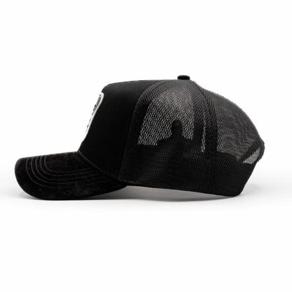Cap “Pantera”, Black/Silver, Malla, “The King Ranch”.