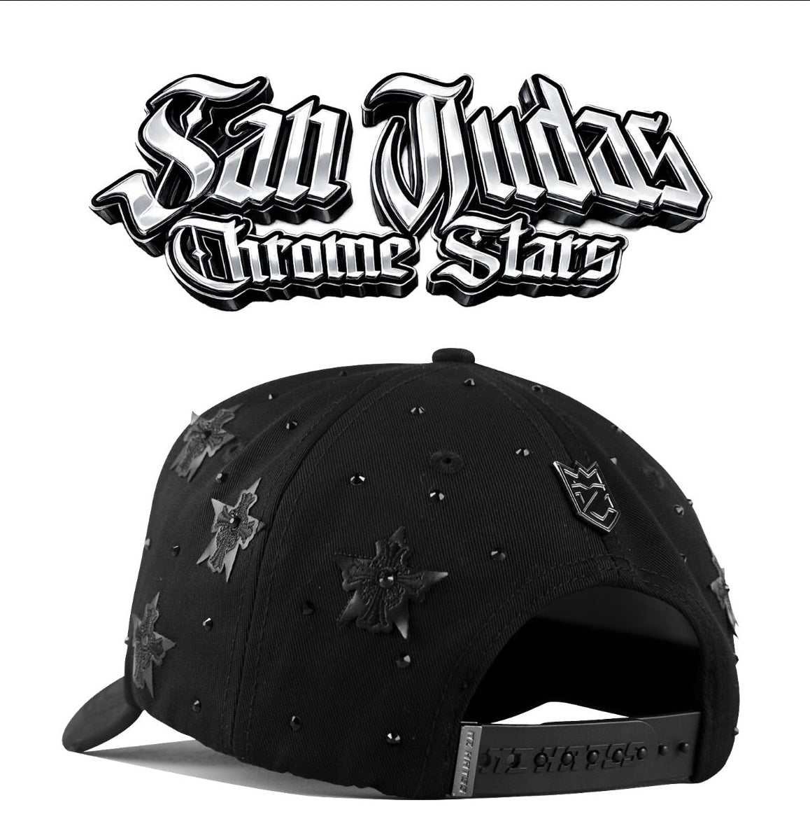 Cap “San Judas” Chrome Stars, MZHats