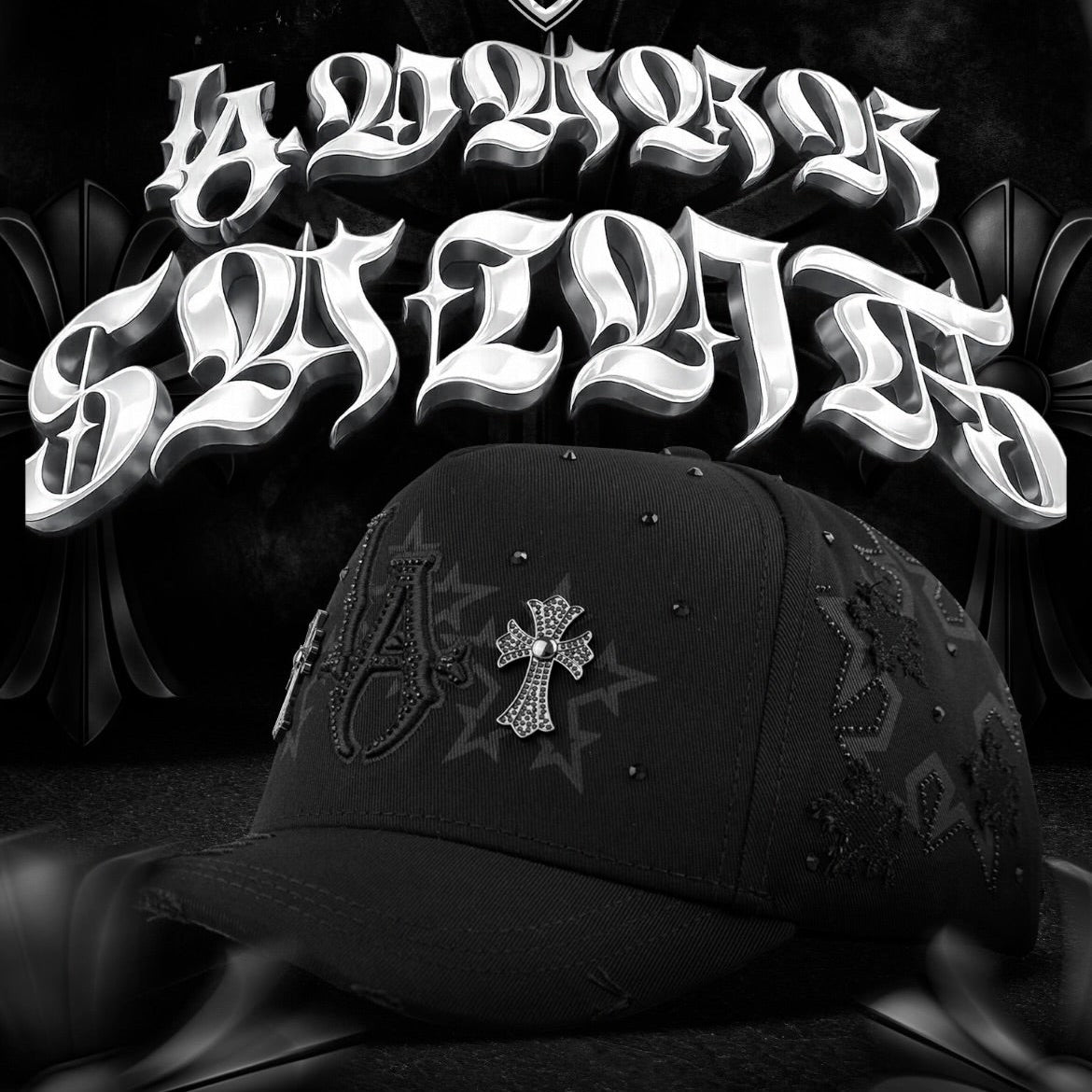 Cap “LA” Dark Saints, MzHats, black