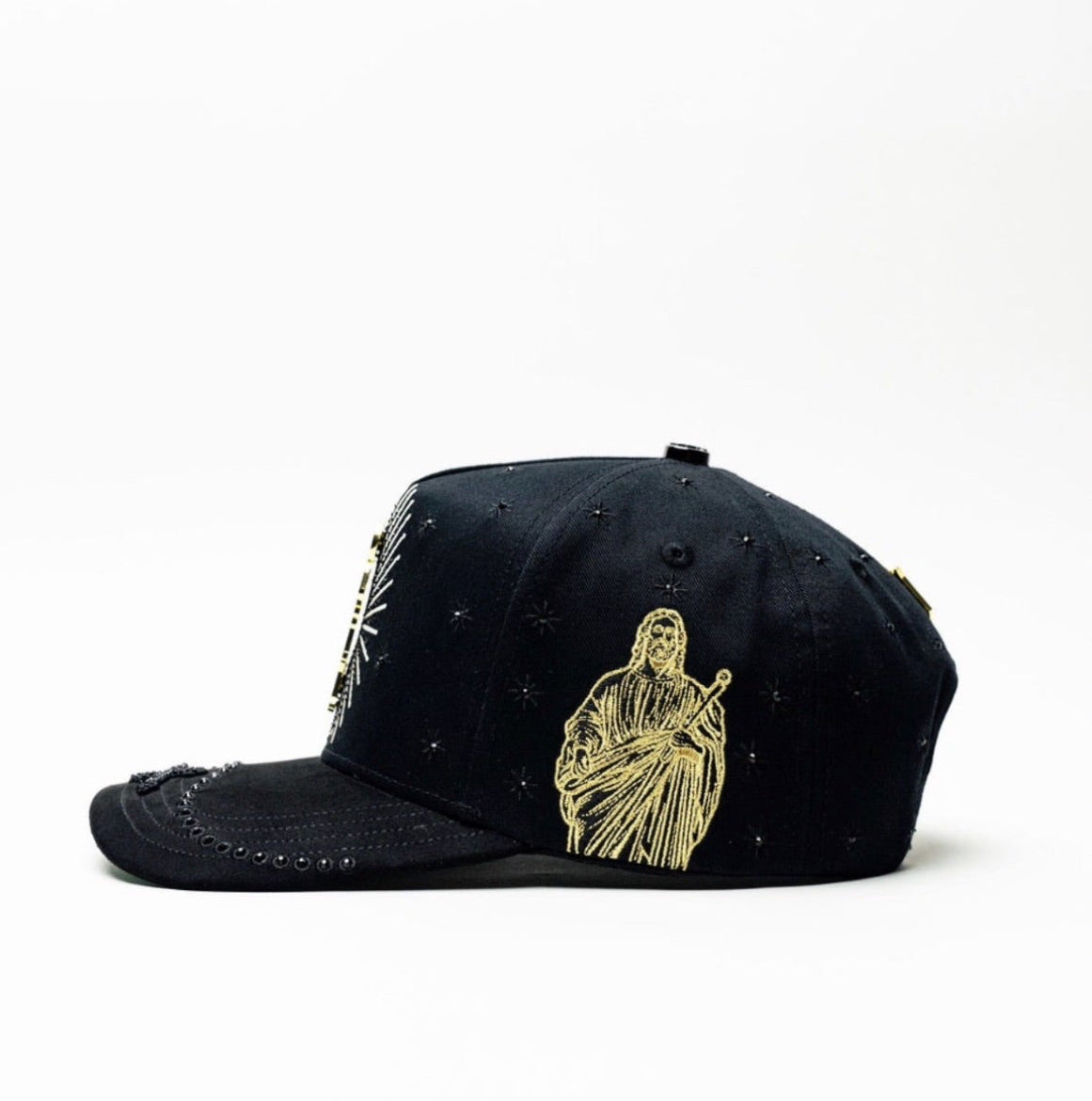 Cap “San Judas”, Black/Green