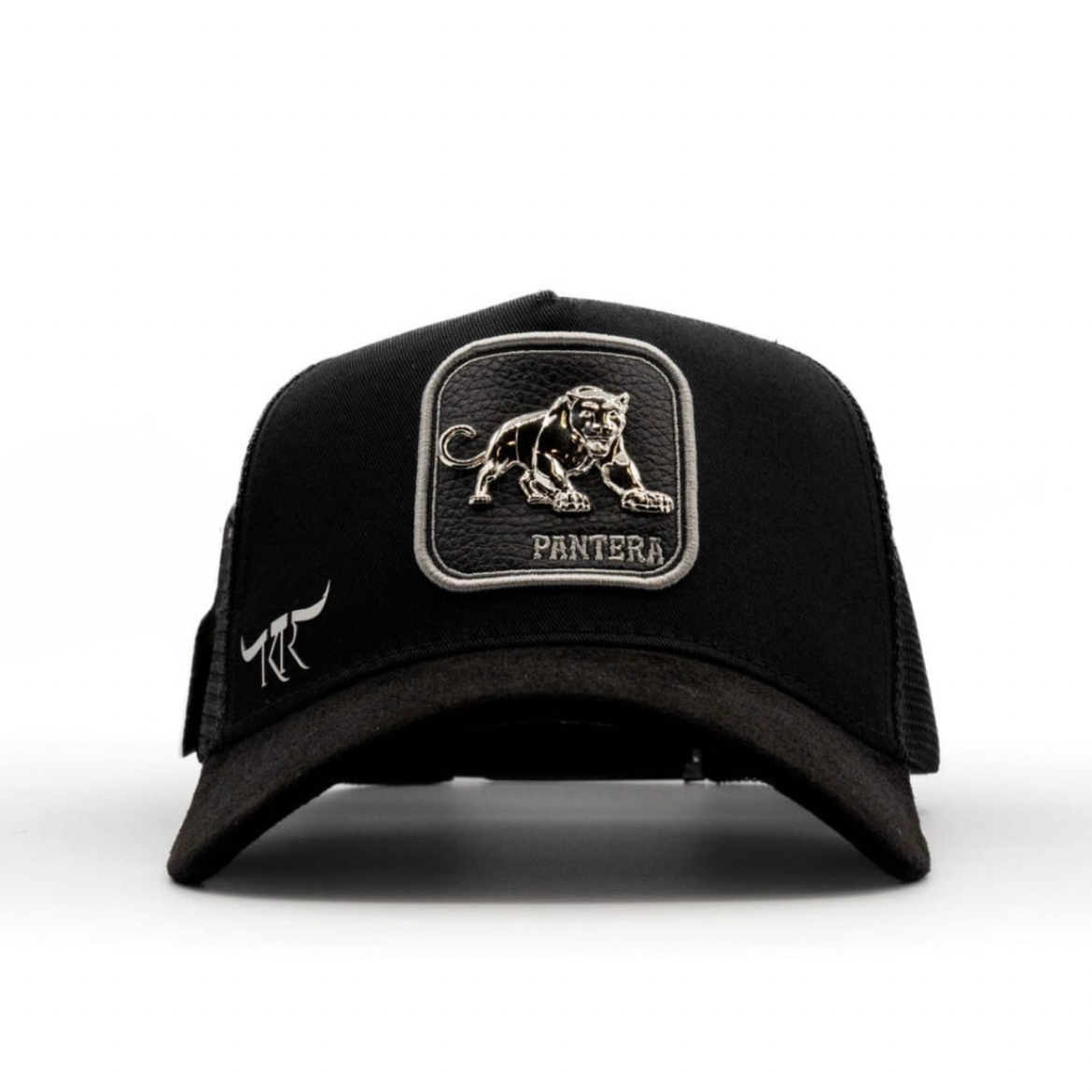 Cap “Pantera”, Black/Silver, Malla, “The King Ranch”.