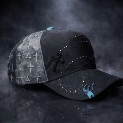 Cap “Exodo 14-14” Gray/Blue, Jey Ceh Hats, with box