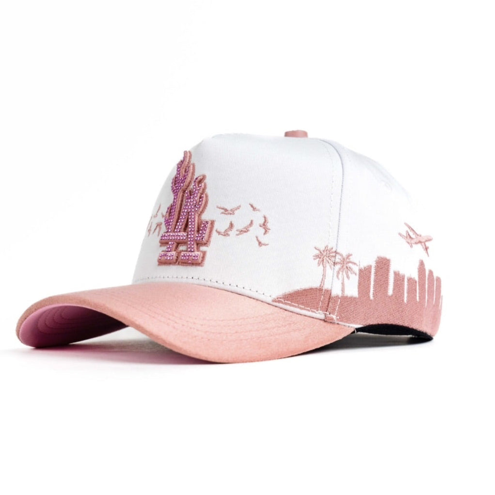 Cap “La Flames” White/RosePink, KlanHats