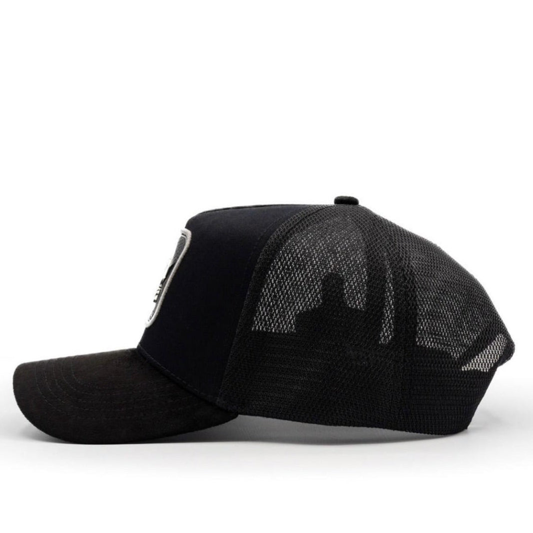 Cap “Mantaraya”, Black/Silver, Malla, “The King Ranch”