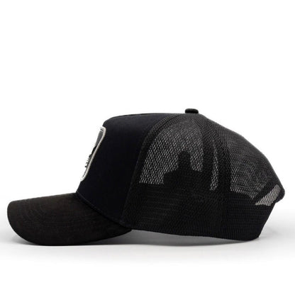 Cap “Mantaraya”, Black/Silver, Malla, “The King Ranch”