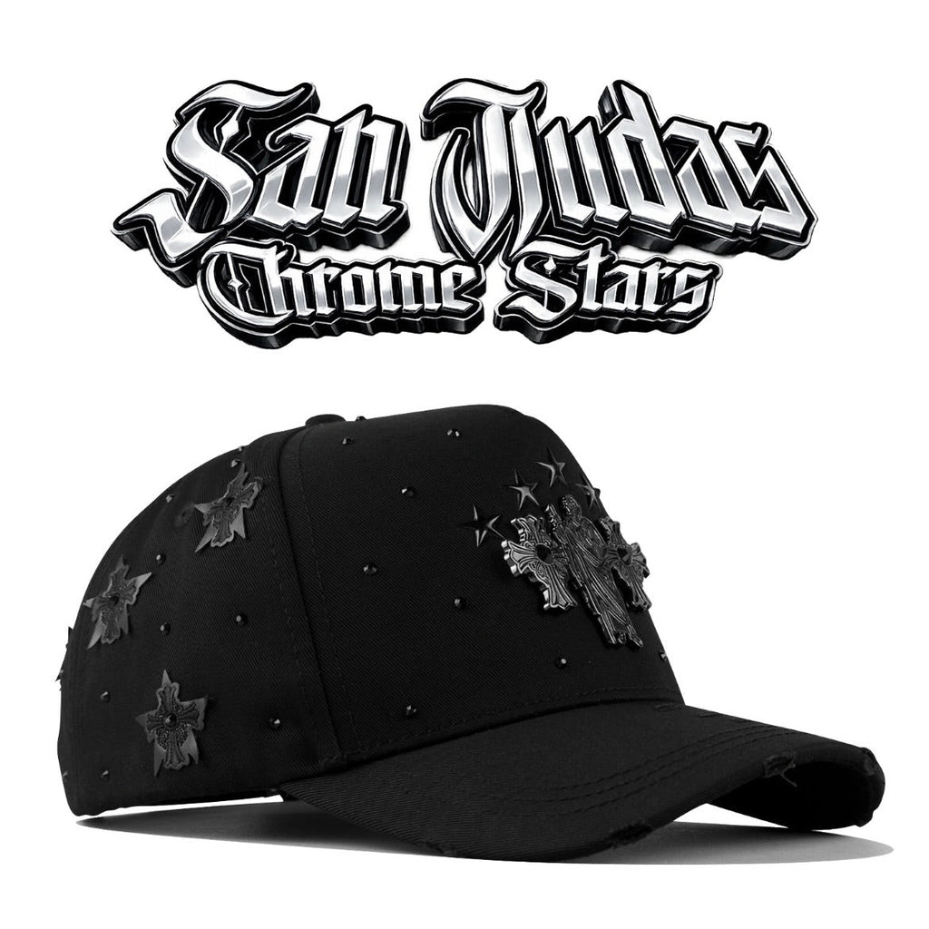 Cap “San Judas” Chrome Stars, MZHats
