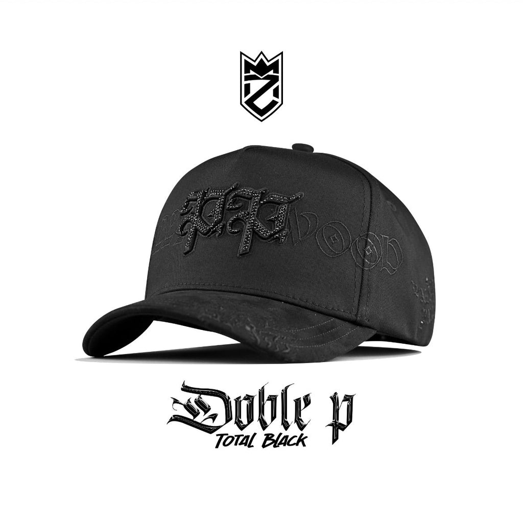 Cap “Double P”, MzHats, total black