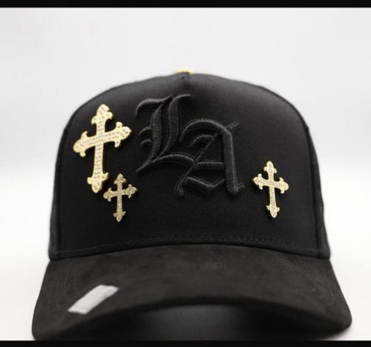Cap LA Cruces”, Black/Gold