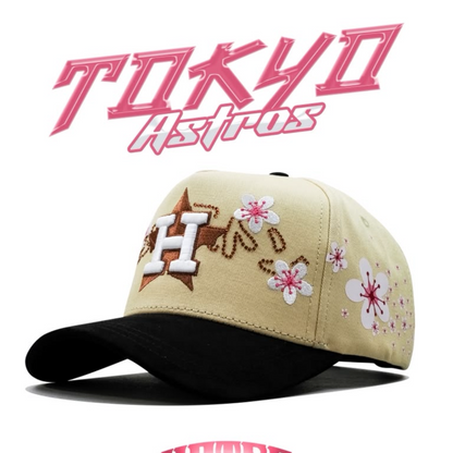 Cap “H Tokio Astros” Beige/Pink, MzHats