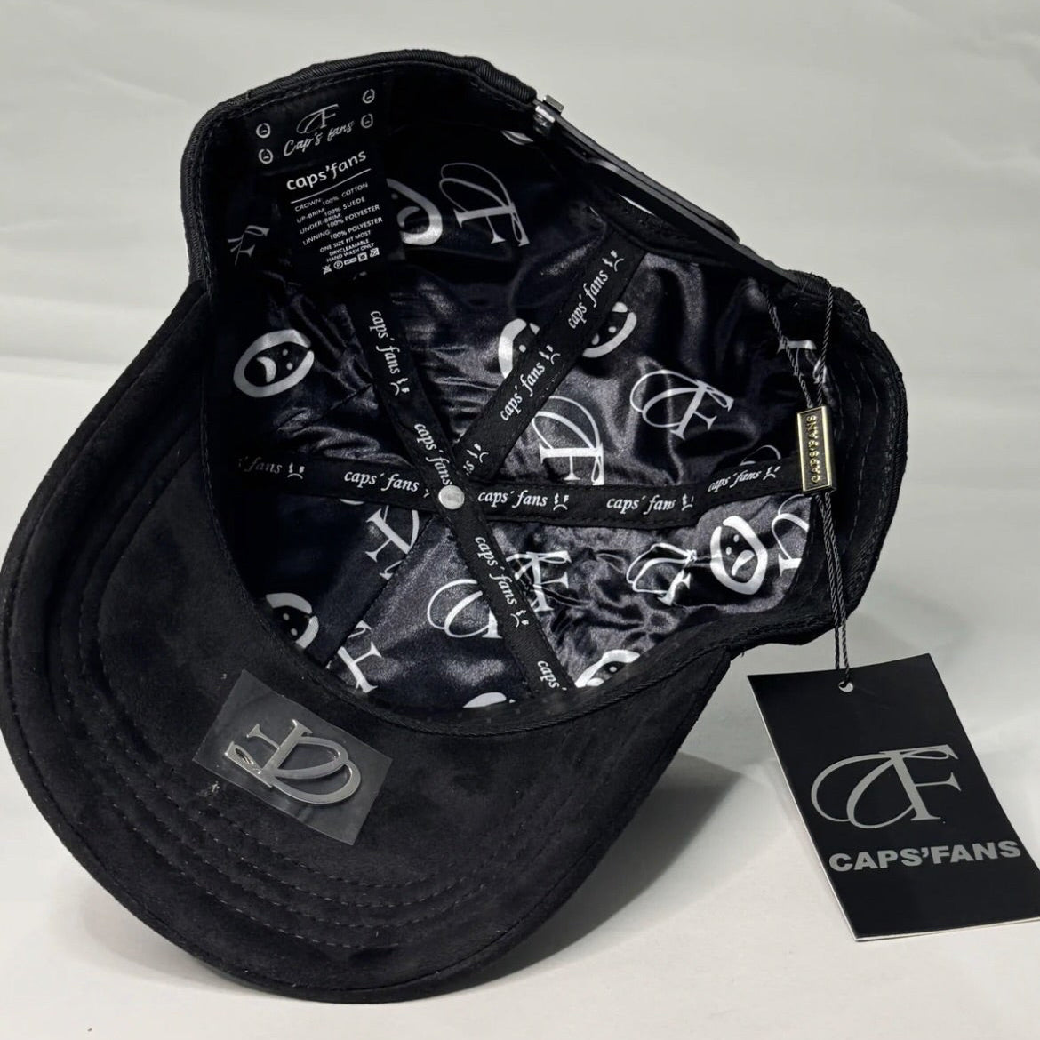 Cap “Sad Boys”, Black/Silver, CapsFans, with key ring and certificate.