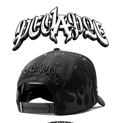 Cap “LA People Flames”, Blackout, MzHats.