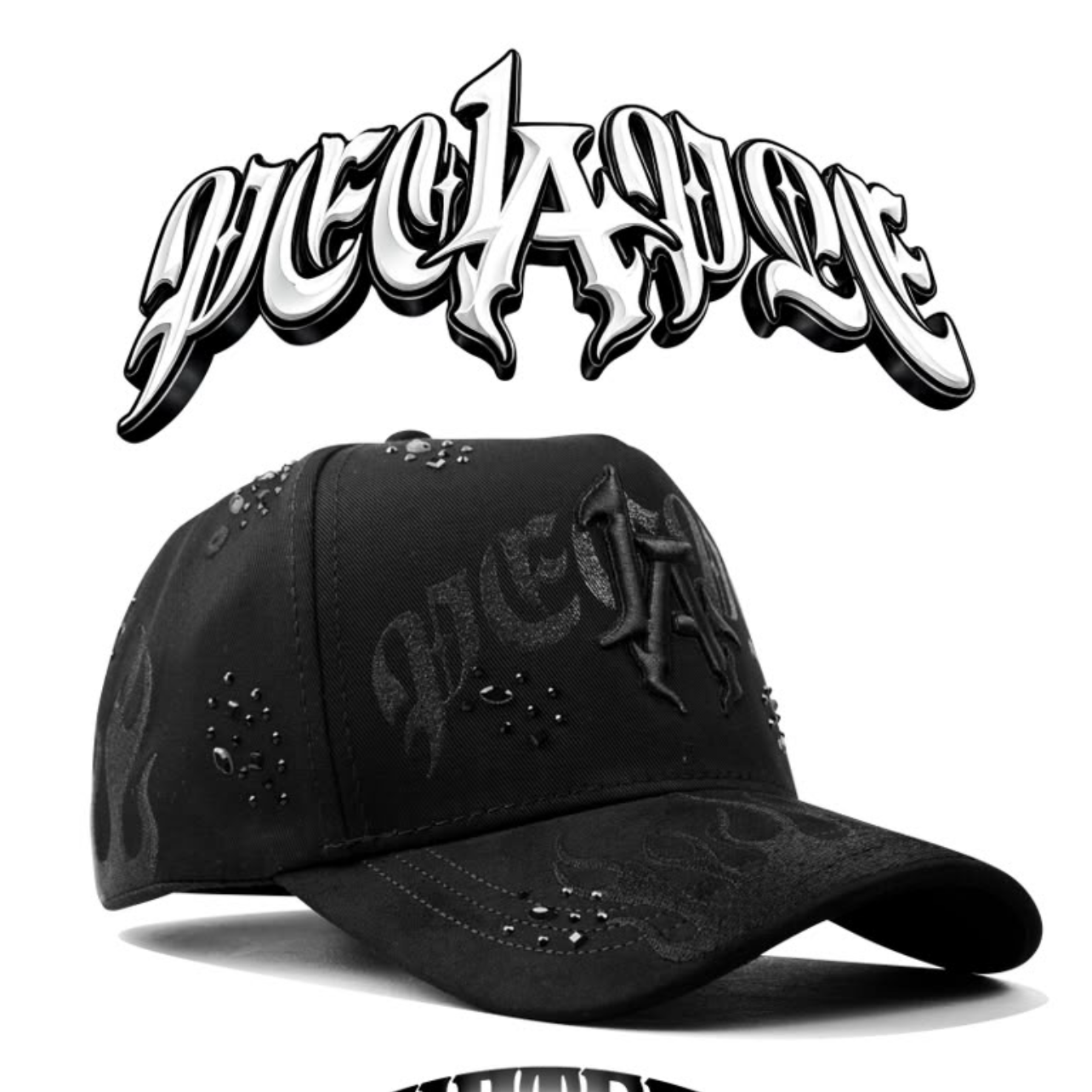 Cap “LA People Flames”, Blackout, MzHats.
