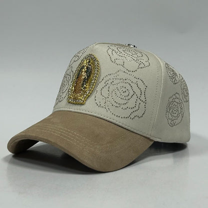 Cap “Virgen de Guadalupe”, Beige, CapsFans
