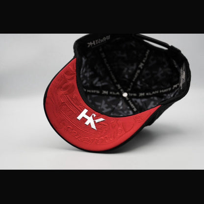 Cap “CLN”, Culiacan, Black/Red, KlanHats