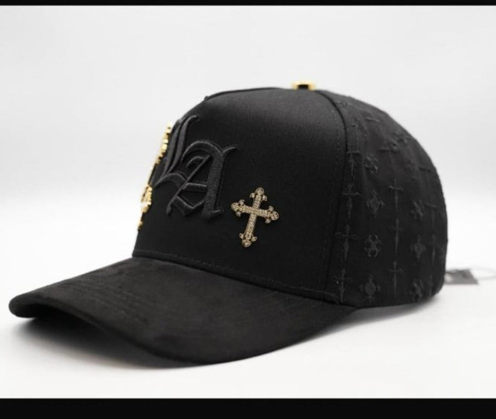 Cap LA Cruces”, Black/Gold