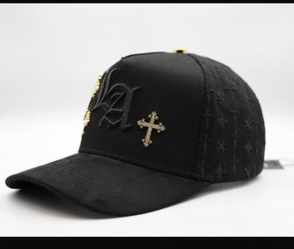 Cap LA Cruces”, Black/Gold