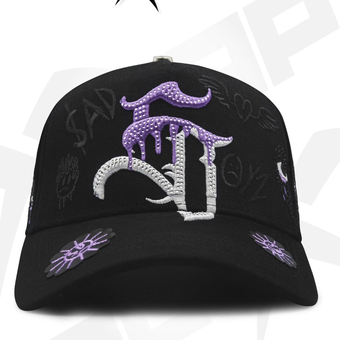 Cap “SadBoys” Murakami, XCap, Black/Purple.