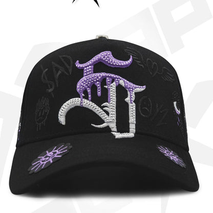 Cap “SadBoys” Murakami, XCap, Black/Purple.