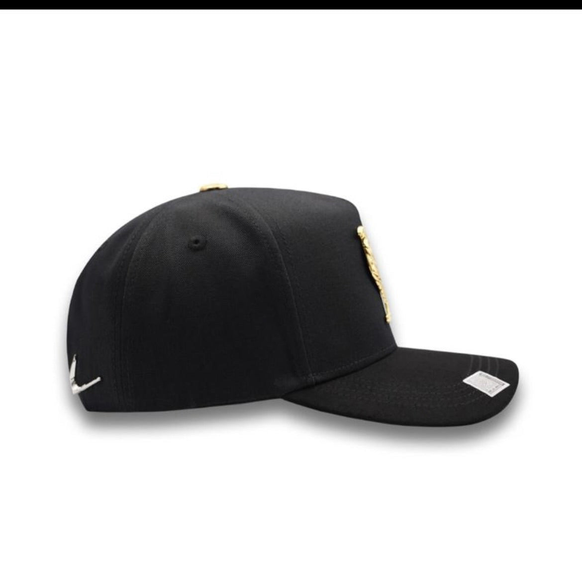 Cap “Gallero”,Black/Gold, “Hoy platique con mi gallo”