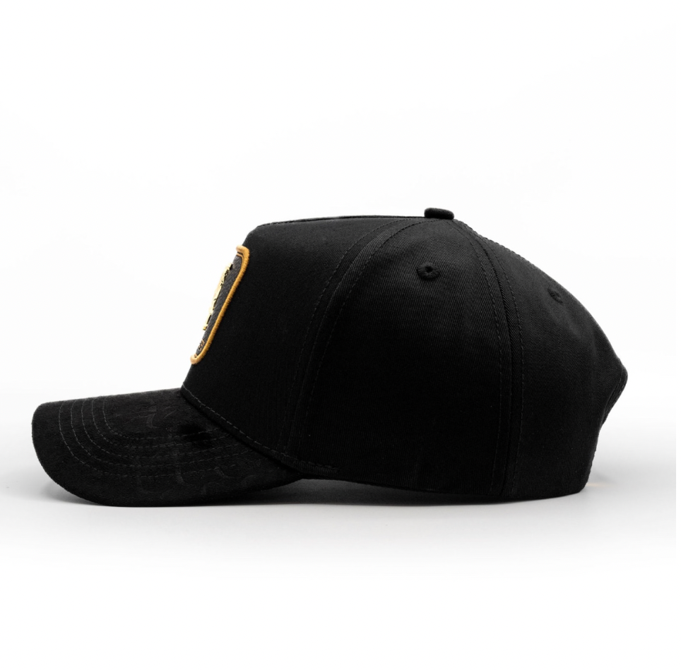 Cap “Rooster”, Black/Gold, “The King Ranch”
