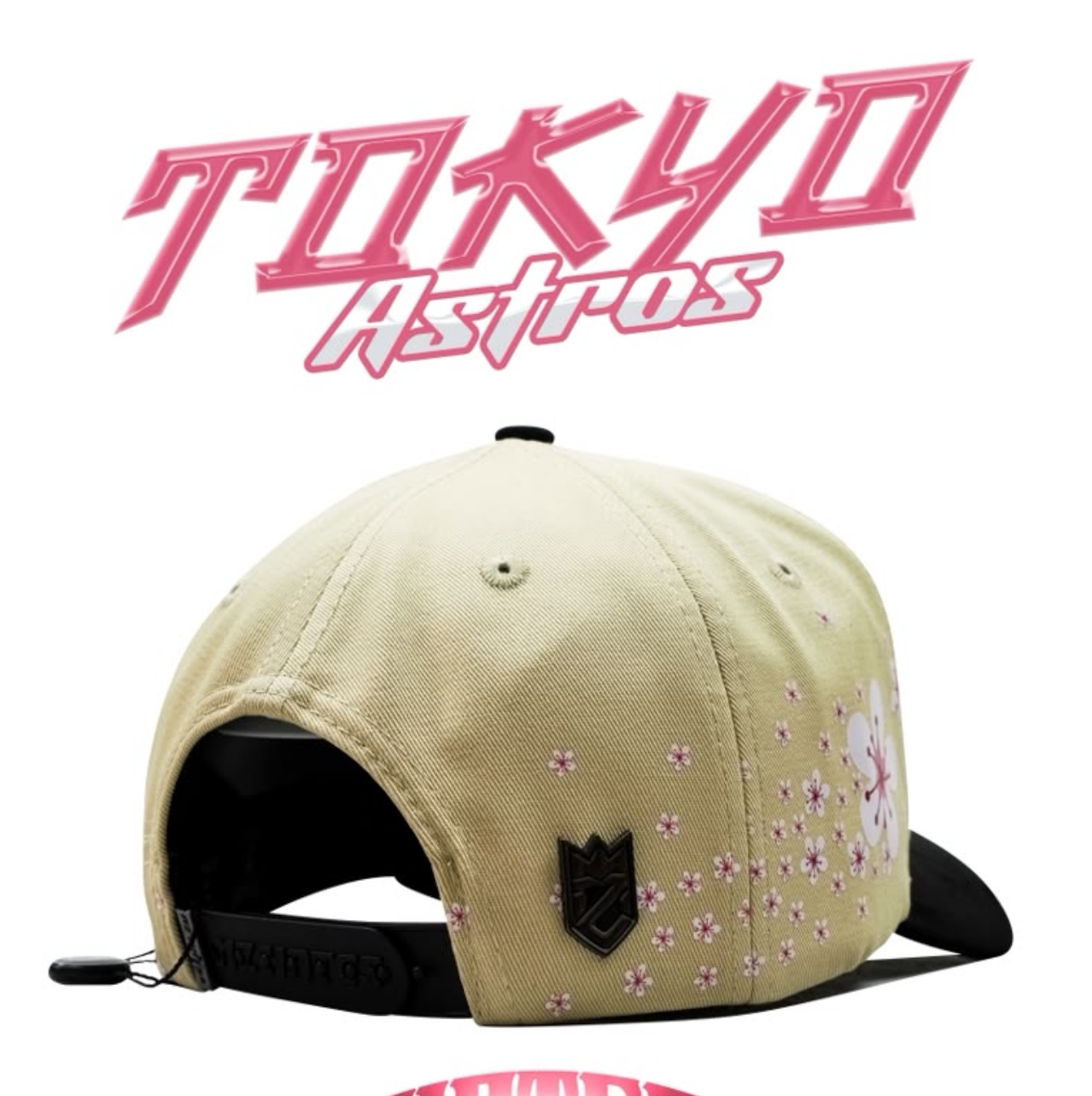 Cap “H Tokio Astros” Beige/Pink, MzHats