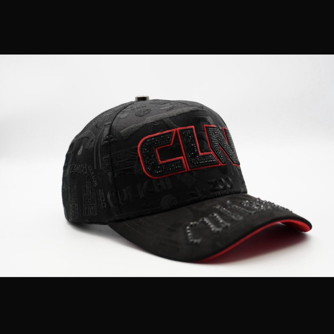Cap “CLN”, Culiacan, Black/Red, KlanHats