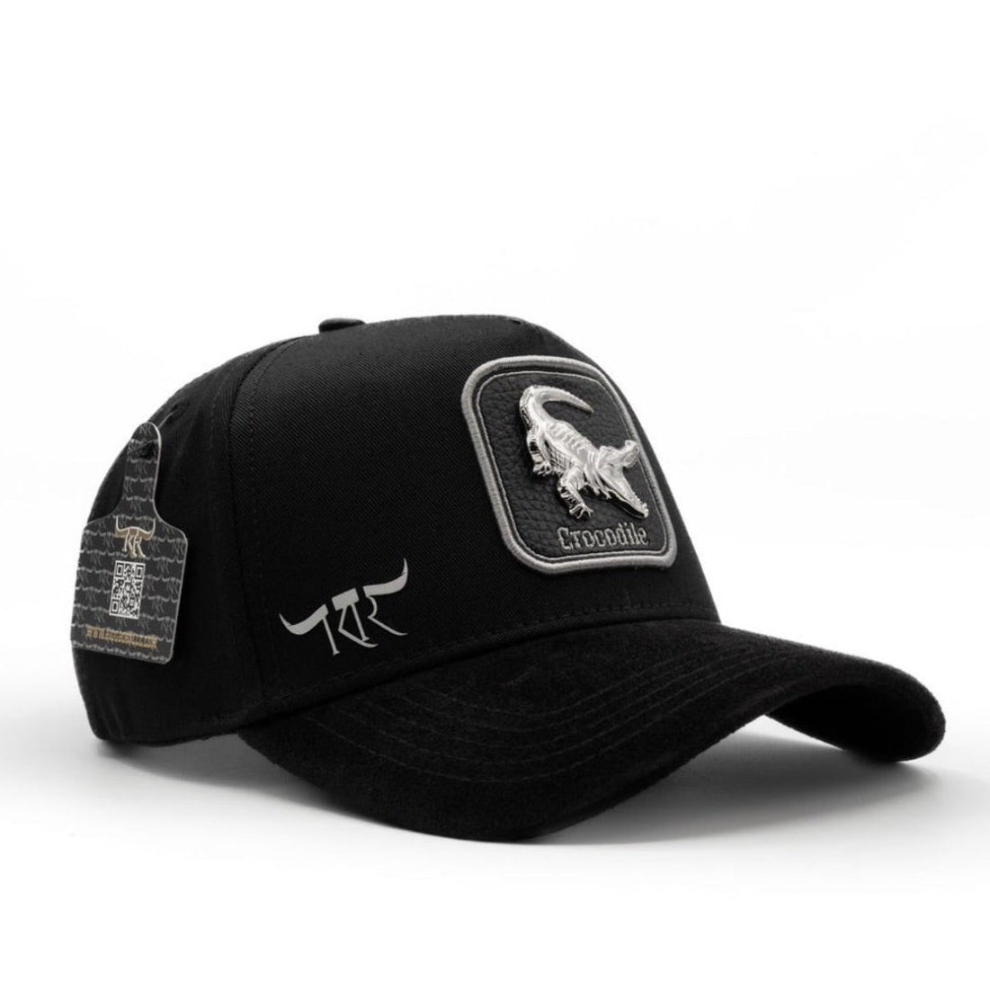 Cap “Crocodile” Black/Silver, “The King Ranch”.