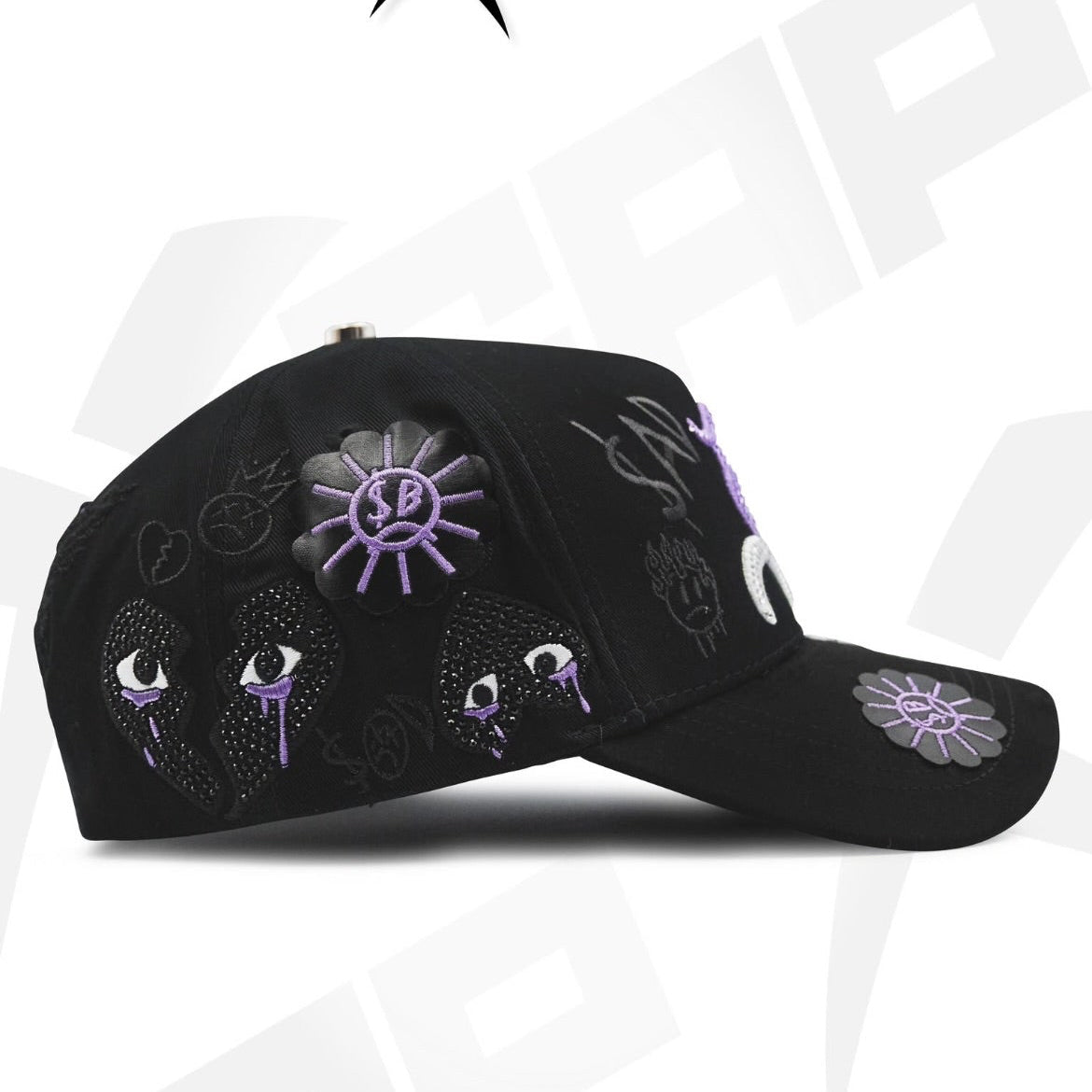 Cap “SadBoys” Murakami, XCap, Black/Purple.