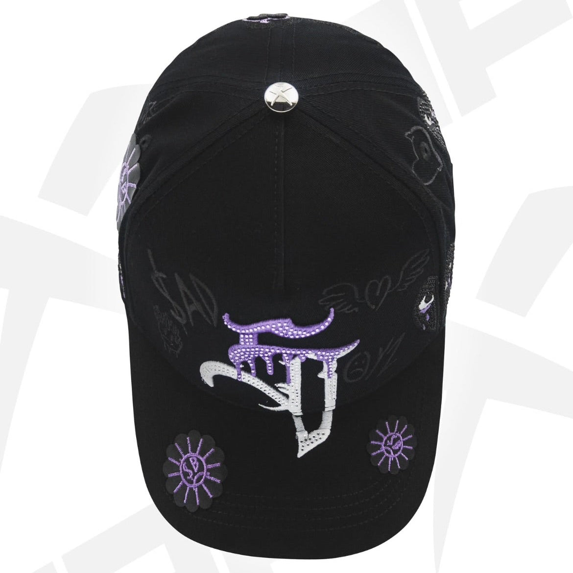 Cap “SadBoys” Murakami, XCap, Black/Purple.