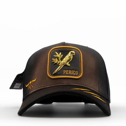 Cap “Perico”, Black/Brown, “The King Ranch”.