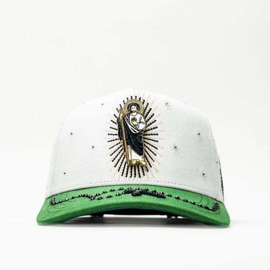 Cap “San Judas”, White/Green,BiggBoss