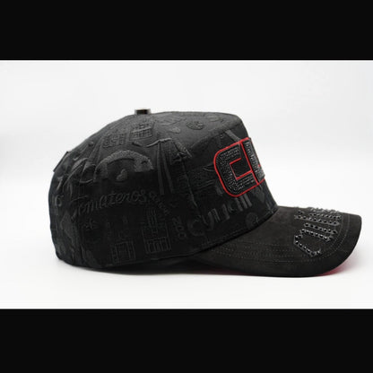 Cap “CLN”, Culiacan, Black/Red, KlanHats