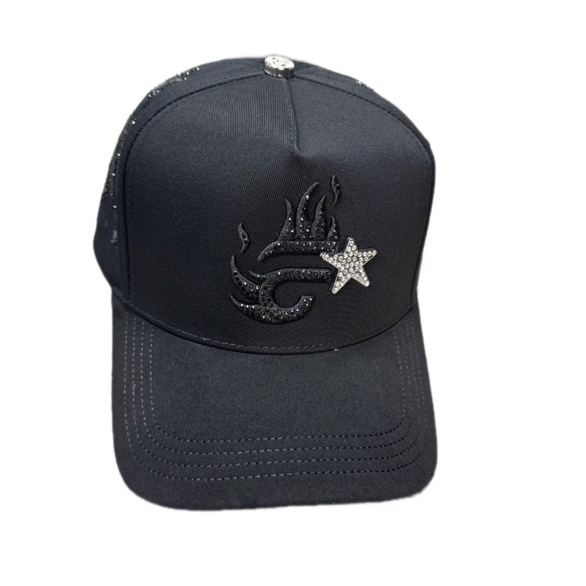 Cap “F” Star, La Office Hats, Black/Silver