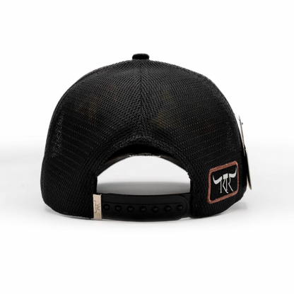 Cap “Pantera”, Black/Silver, Malla, “The King Ranch”.