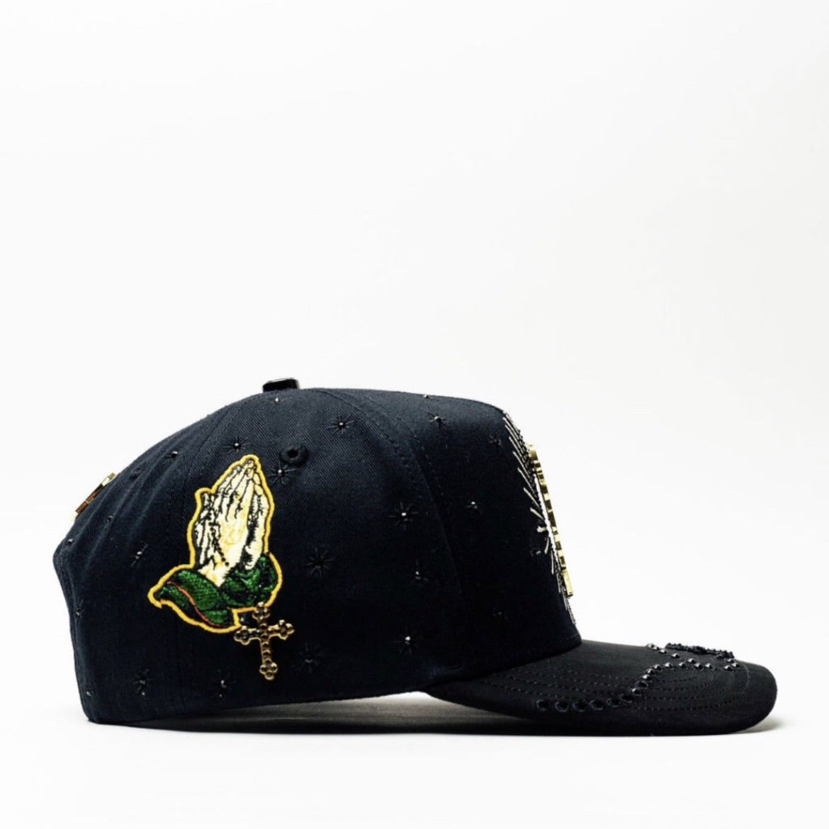 Cap “San Judas”, Black/Green