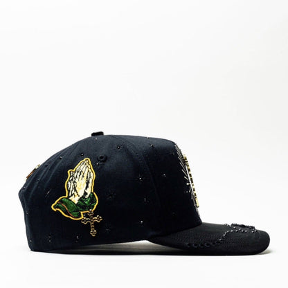 Cap “San Judas”, Black/Green