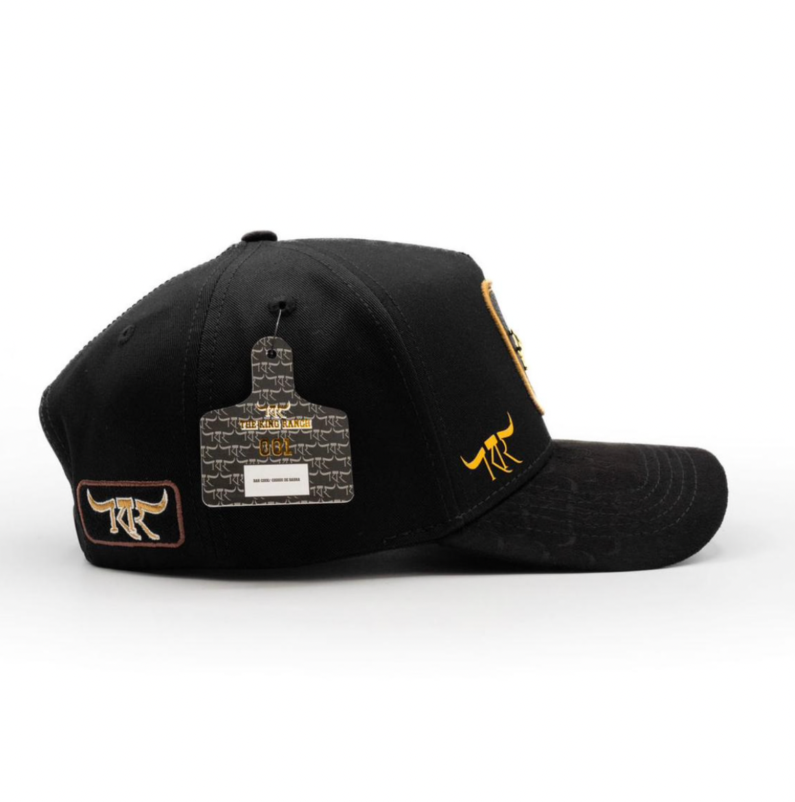 Cap “Pantera”, Black/Gold, “The King Ranch”.